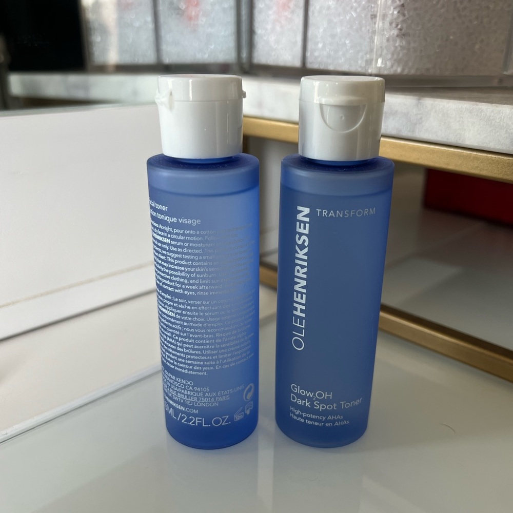 NWT Ole Henriksen Glow 2OH Dark Spot Toner Bundle